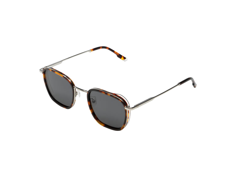 Komono Adam Silver Tortoise Glass Wing