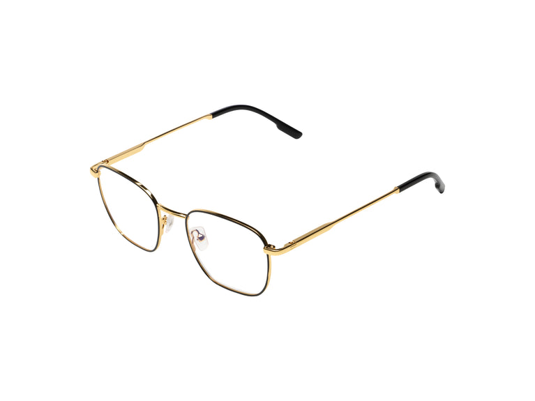 Komono Adam Slims Gold Glossy Black