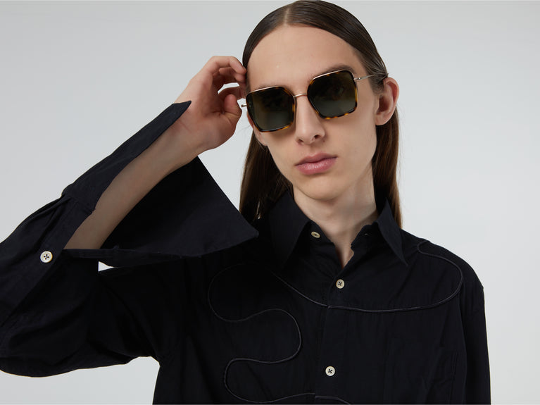 Komono Audrey White Gold Havana