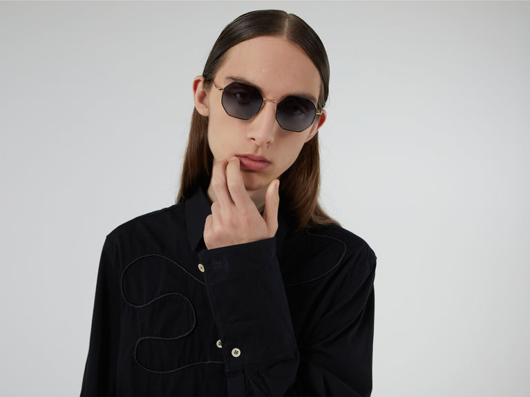 Komono Baker Gold Glossy Black