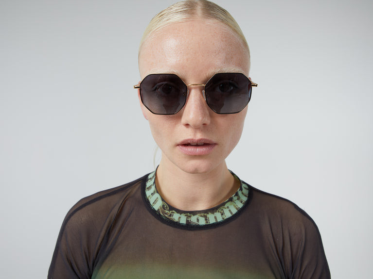 Komono Baker Gold Glossy Black