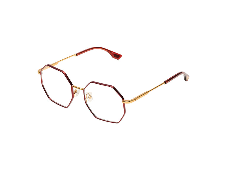 Komono Janet Gold Matte Maroon