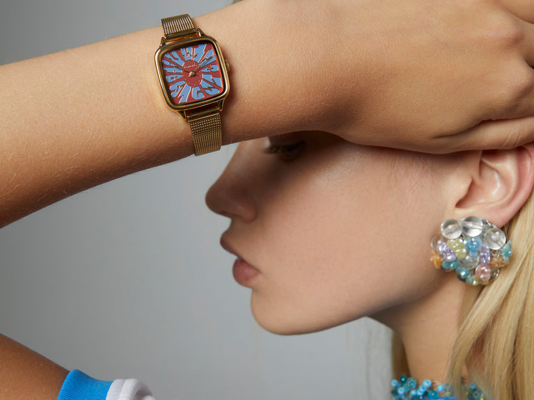 Komono Kate Flower Royale Gold Black