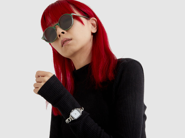 Komono Kate Revolt Silver White