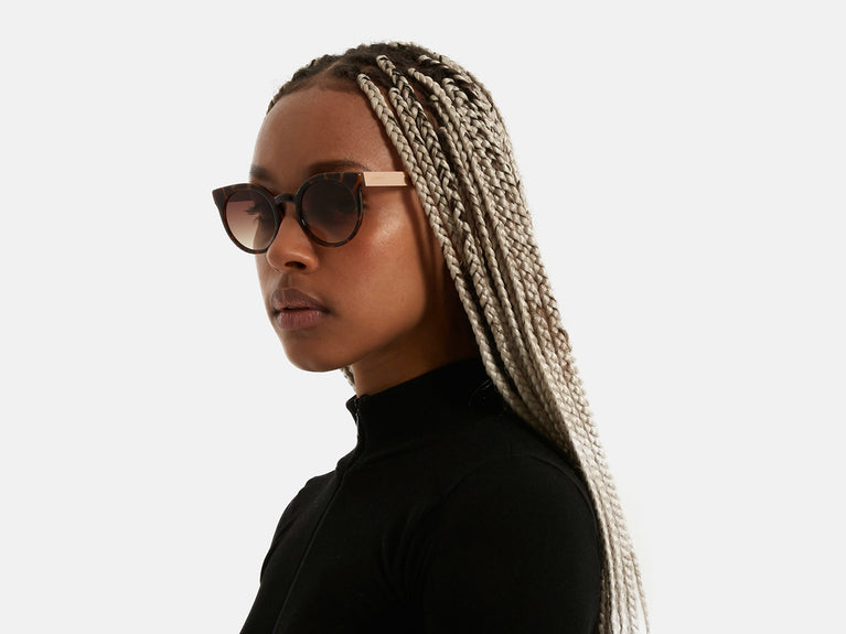 Komono Lulu Metal Series Tortoise Rose Gold