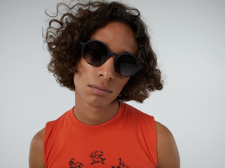 Komono Madison Matte Black Tortoise