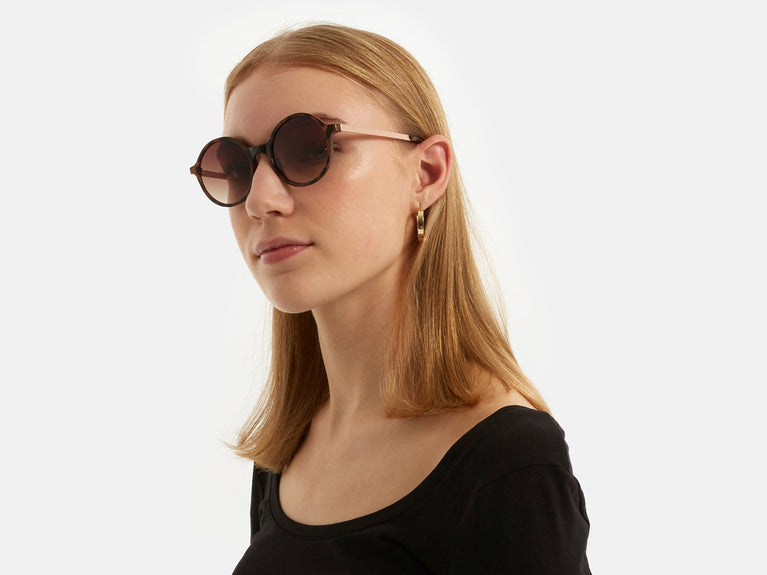 Komono Madison Metal Tortoise Rose Gold