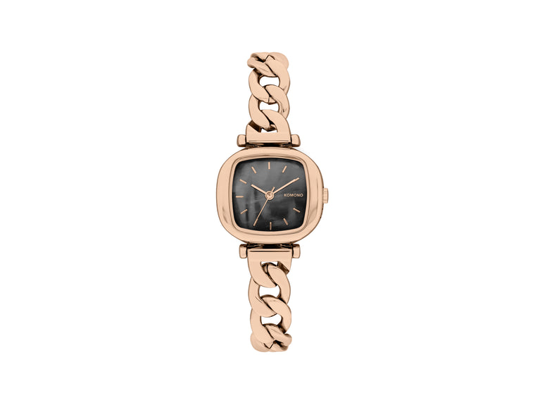 komono Moneypenny Revolt Rose Gold Black