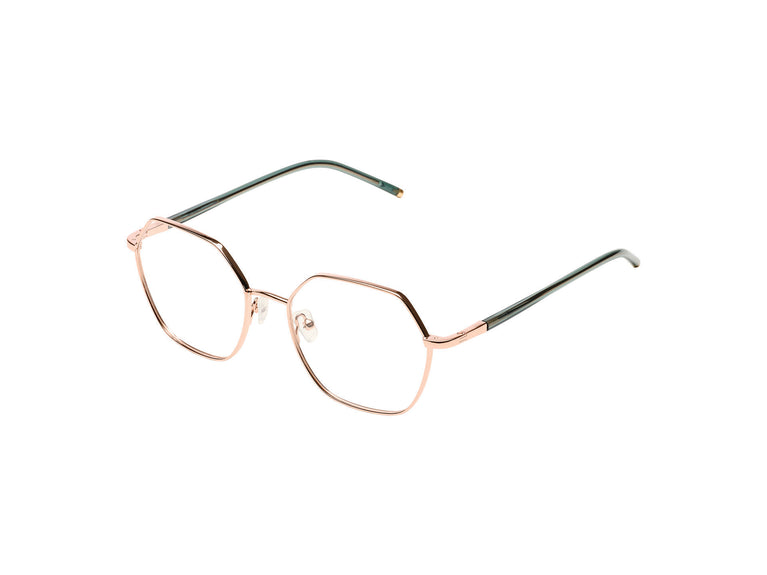 Komono Nora Rose Gold Glossy Emerald