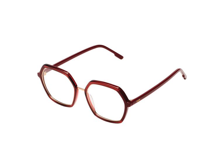 Komono Paige Maroon Rose Gold Matte