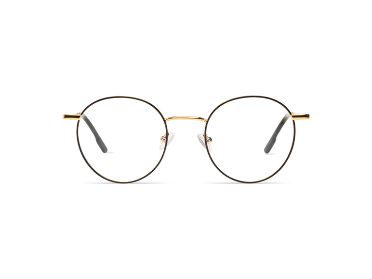 komono Pete Gold Glossy Black