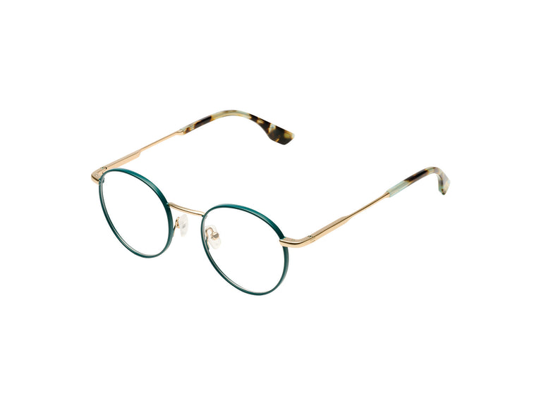 Komono Pete Slims White Gold Matte Teal