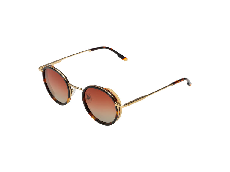 Komono Pete White Gold Tortoise Blond Wing