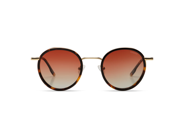 Komono Pete White Gold Tortoise Blond Wing