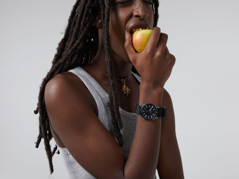 Komono Ray Venture Nato Silver Black