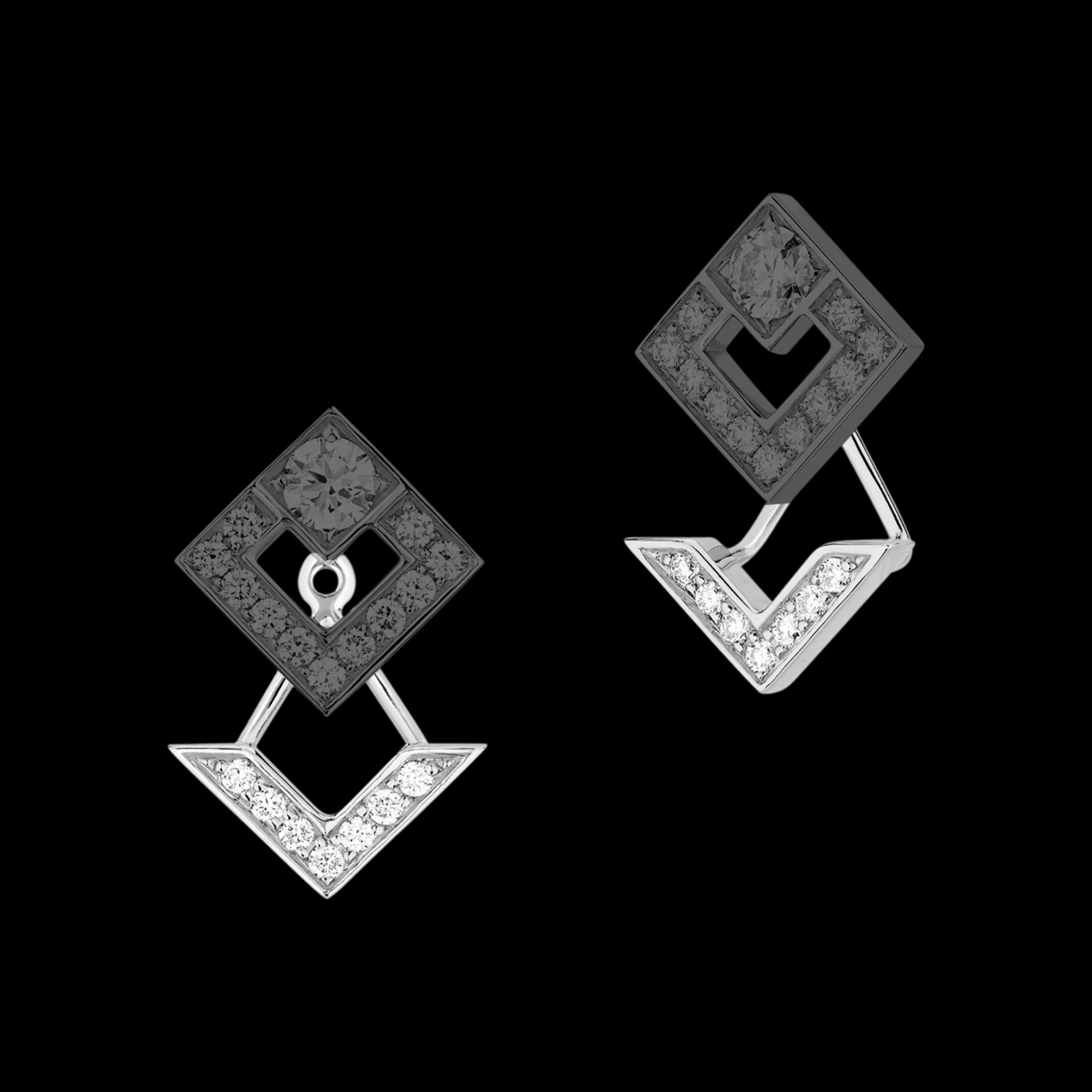 korloff Boucles d'oreilles Dessous d'oreilles grand modèle