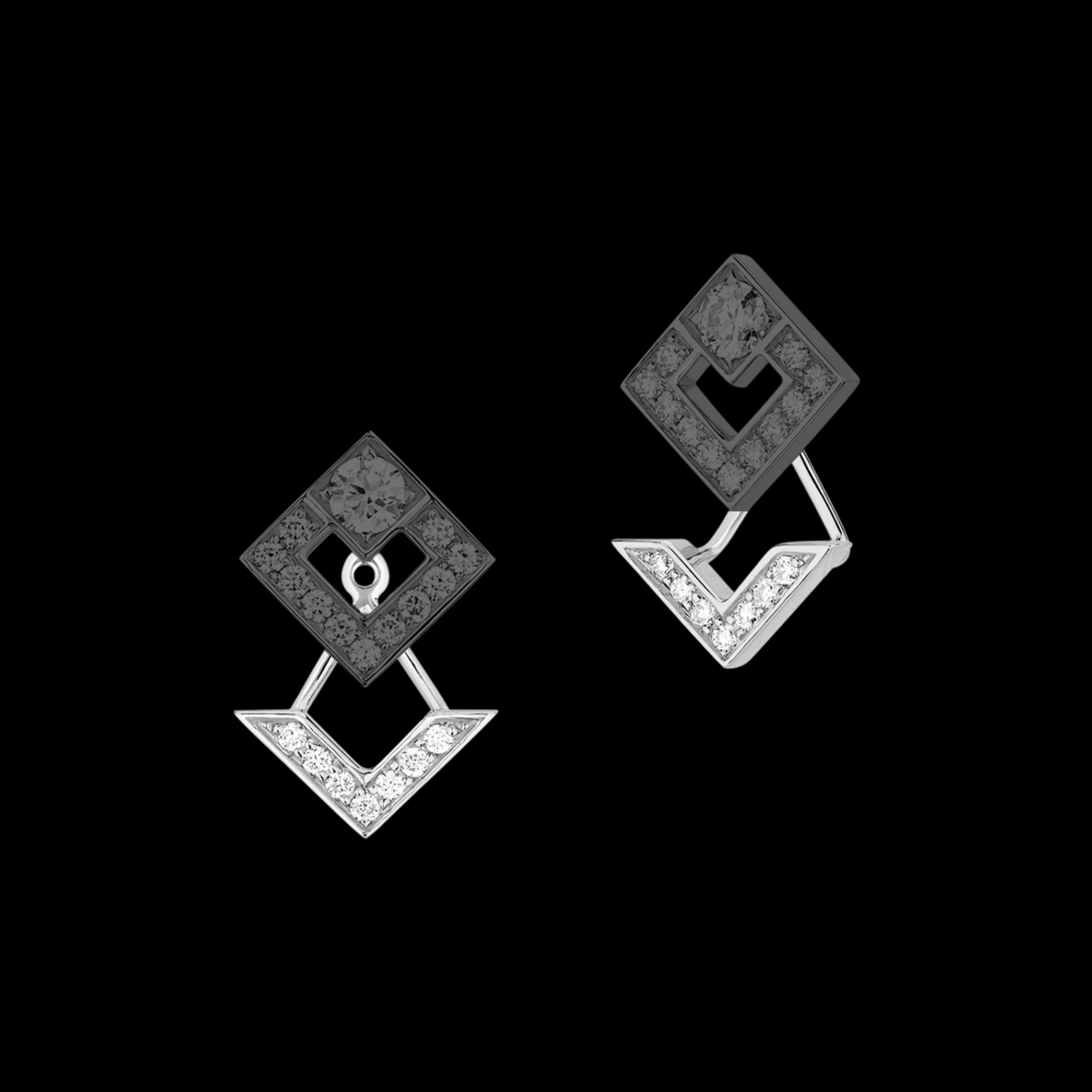 korloff Boucles d'oreilles Dessous d'oreilles moyen modèle