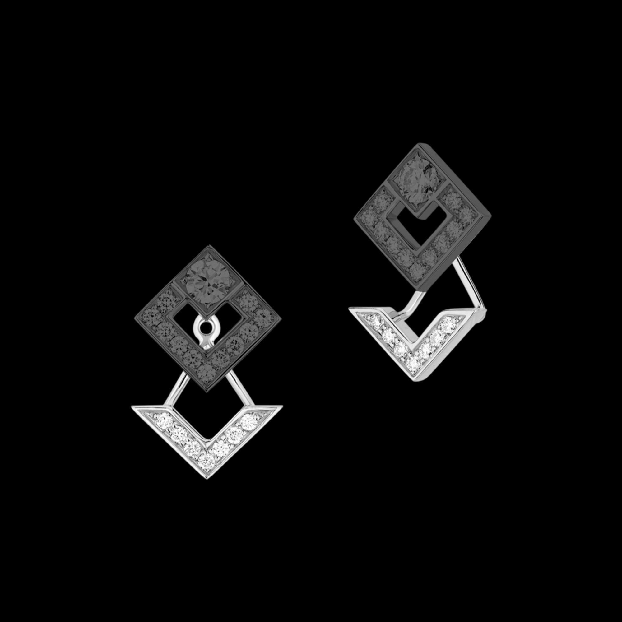 korloff Boucles d'oreilles Dessous d'oreilles petit modèle