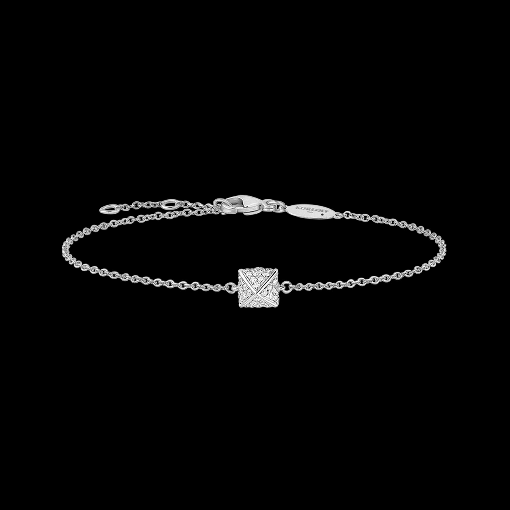 korloff Bracelet Bracelet chaîne petit modèle 1 cœur