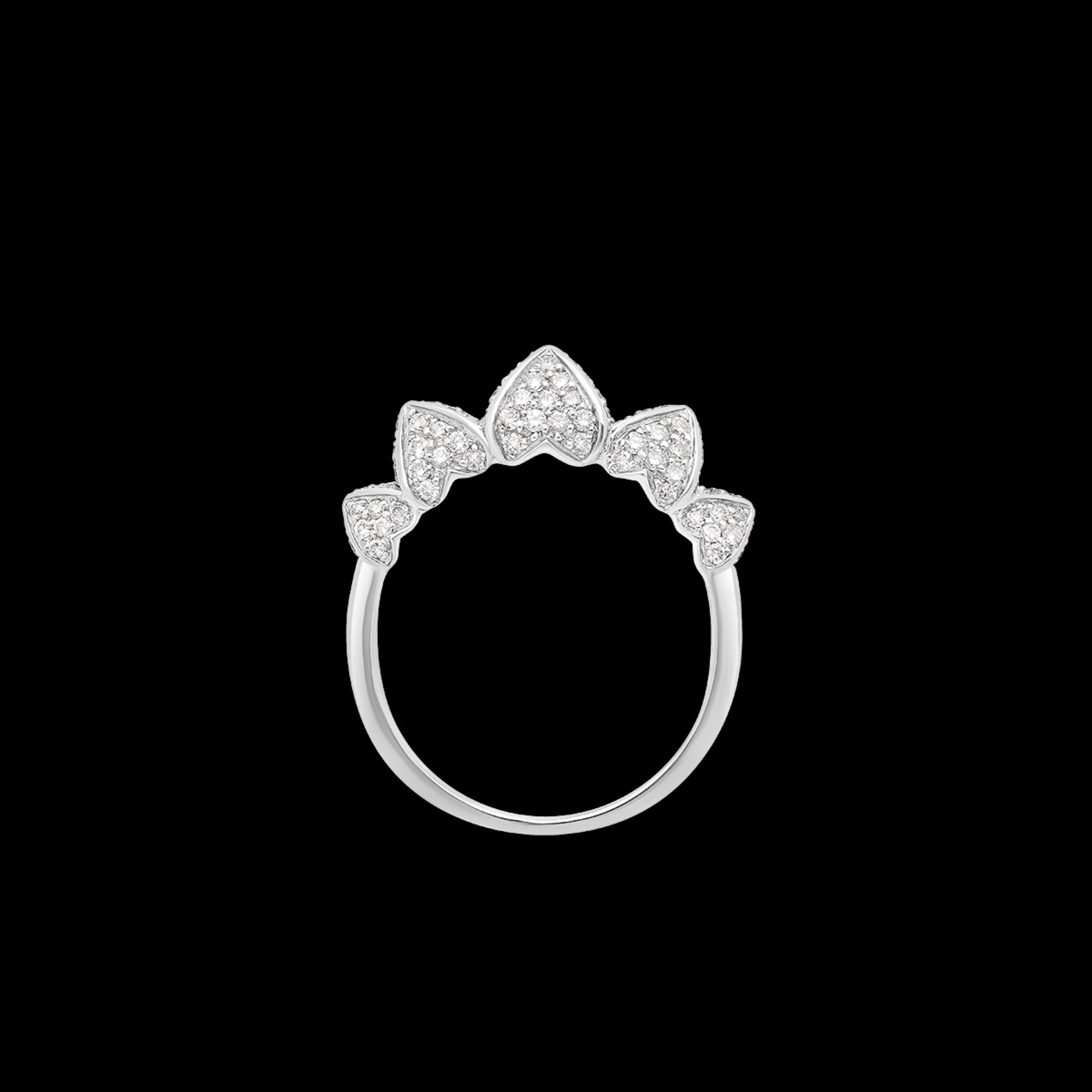 korloff Bague Bague petit modèle 5 cœurs