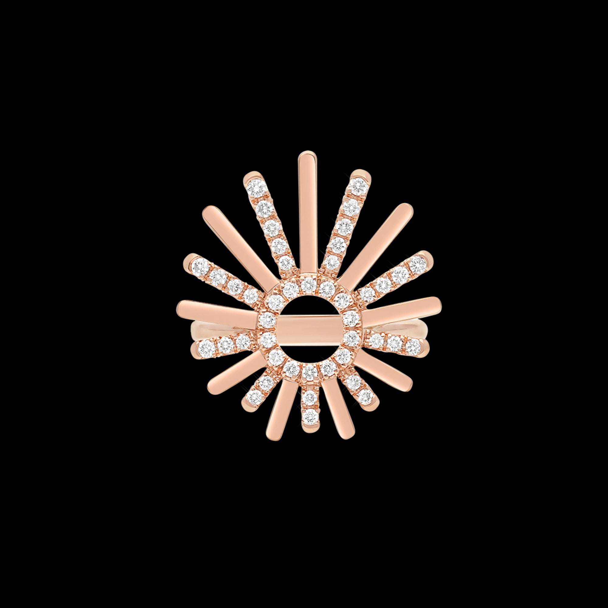 korloff Bague Bague rayons