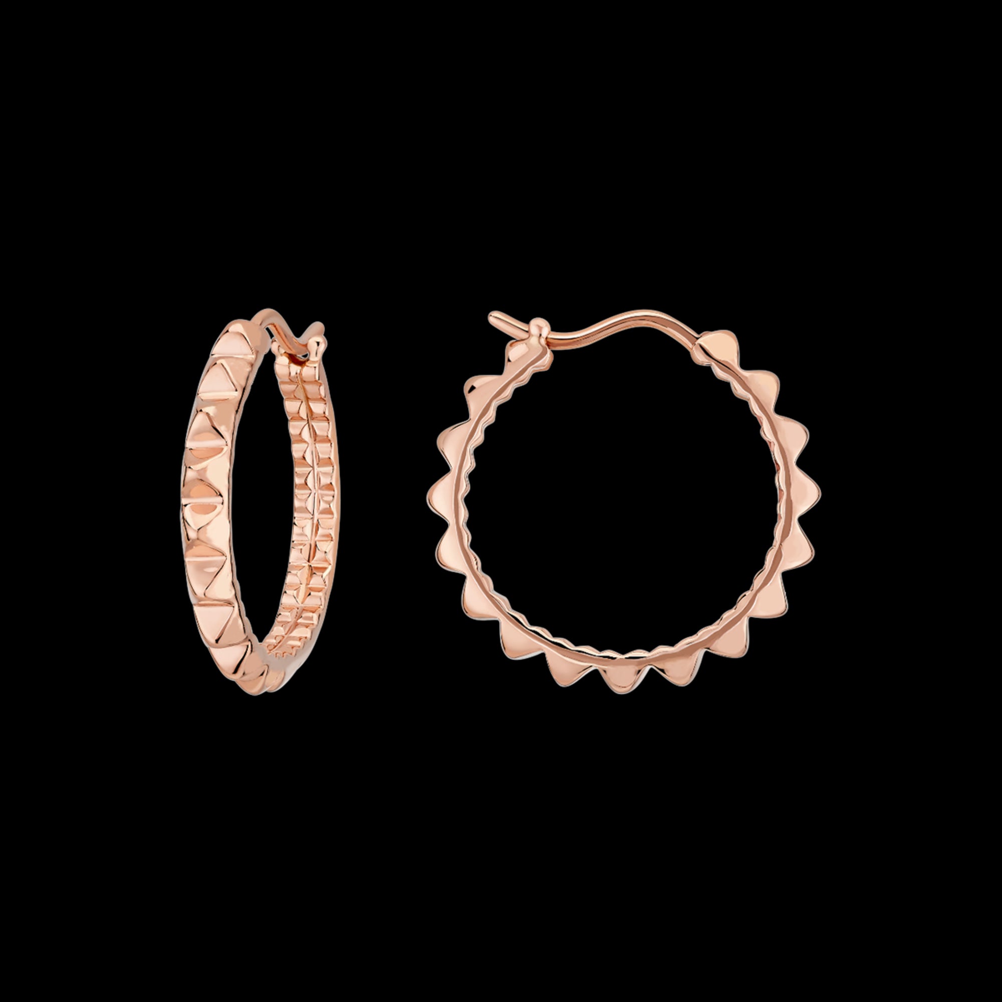 korloff Boucles d'oreilles Créoles cœur