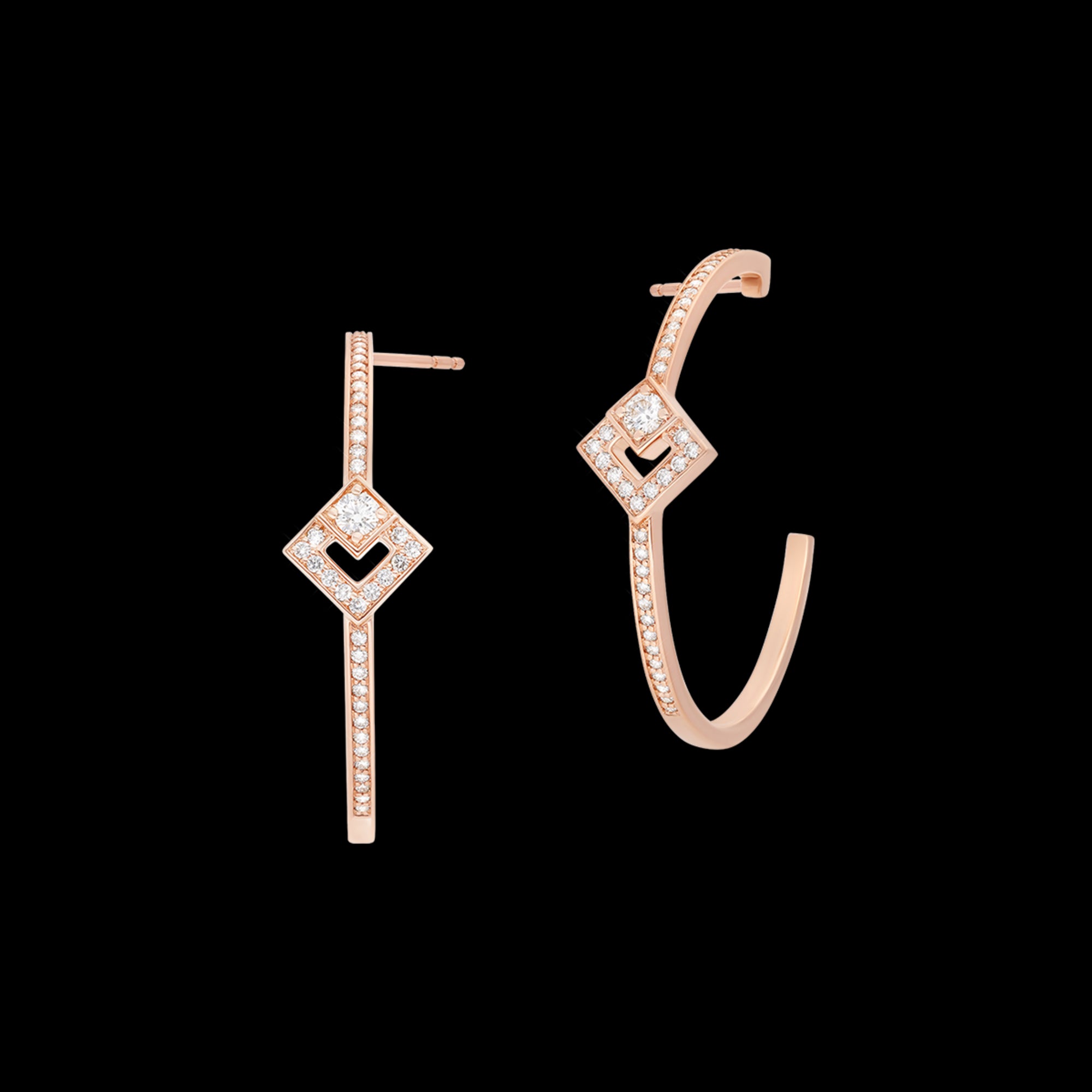 korloff Boucles d'oreilles Créoles moyen modèle