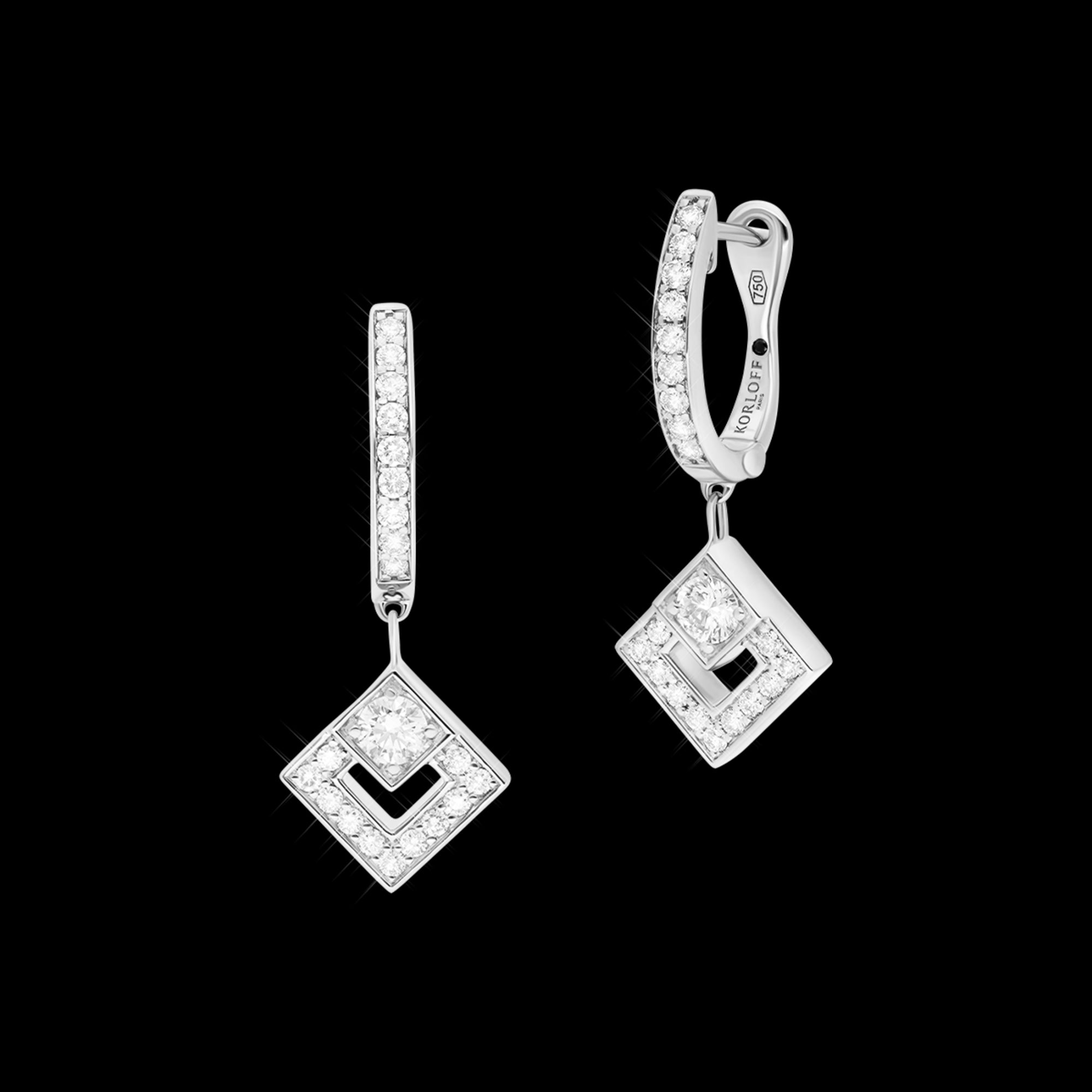 korloff Boucles d'oreilles Dormeuses moyen modèle