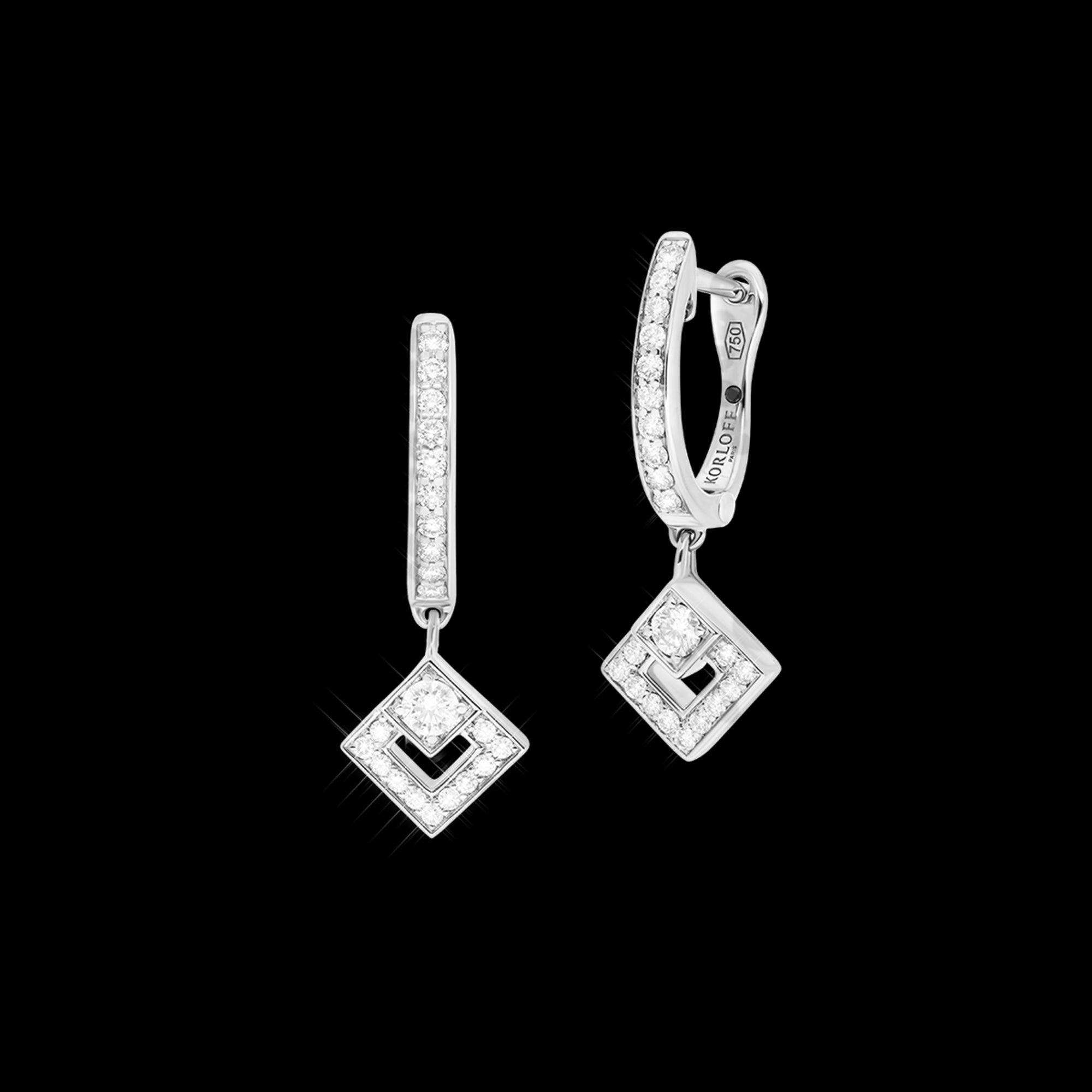 korloff Boucles d'oreilles Dormeuses petit modèle