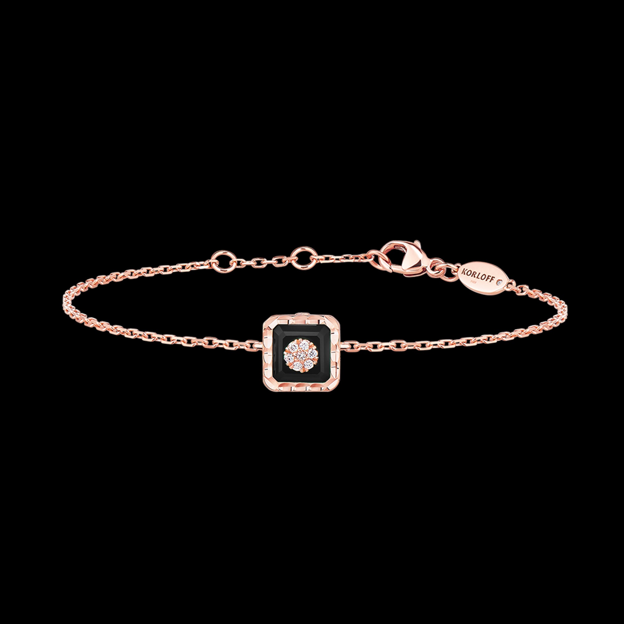 korloff Bracelet Bracelet chaîne carré