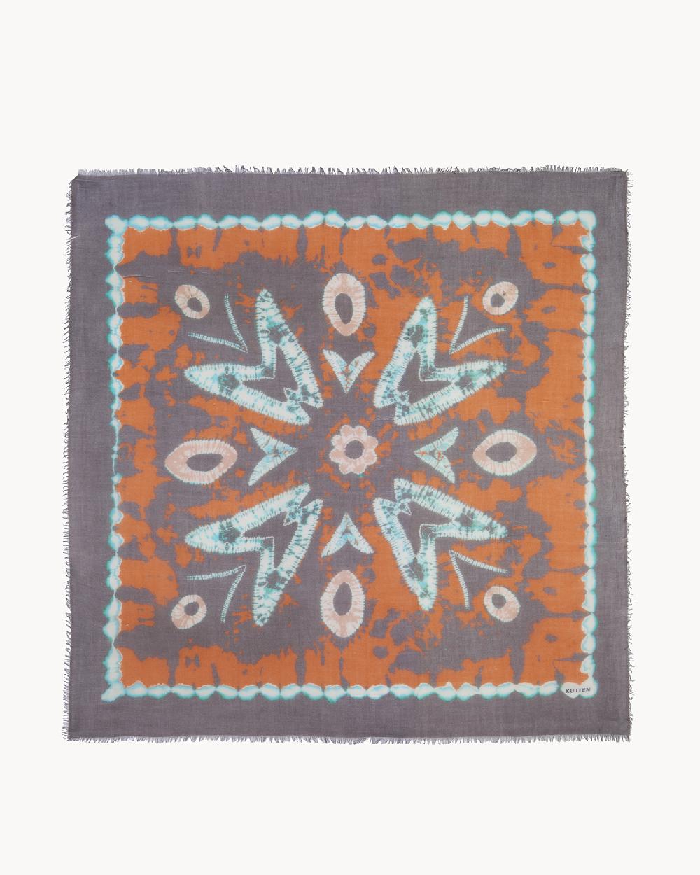 Kujten Bandana Effy Africa Bandana 100% Cachemire Imprime