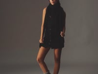 Kujten Bandana Gs Carmel Grand Bandana Pompoms Cachemire