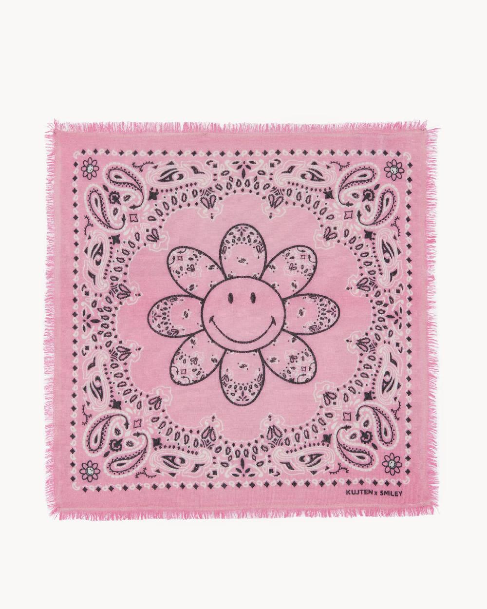 Kujten Bandana Hachi Bico Smiley Bandana Cachemire Bicolore 2 Fils