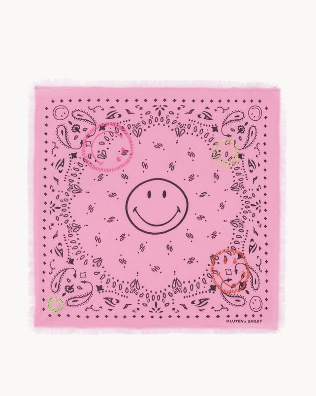 kujten Bandana hachi smiley brode Bandana Cachemire Imprimé