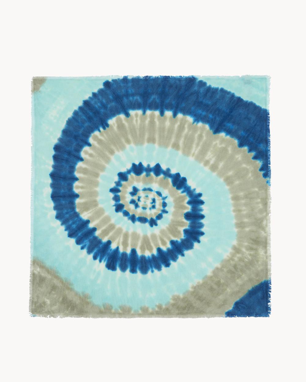 Kujten Bandana Hachiko Sunny Grand Bandana Cachemire Tie And Dye 2 Fils