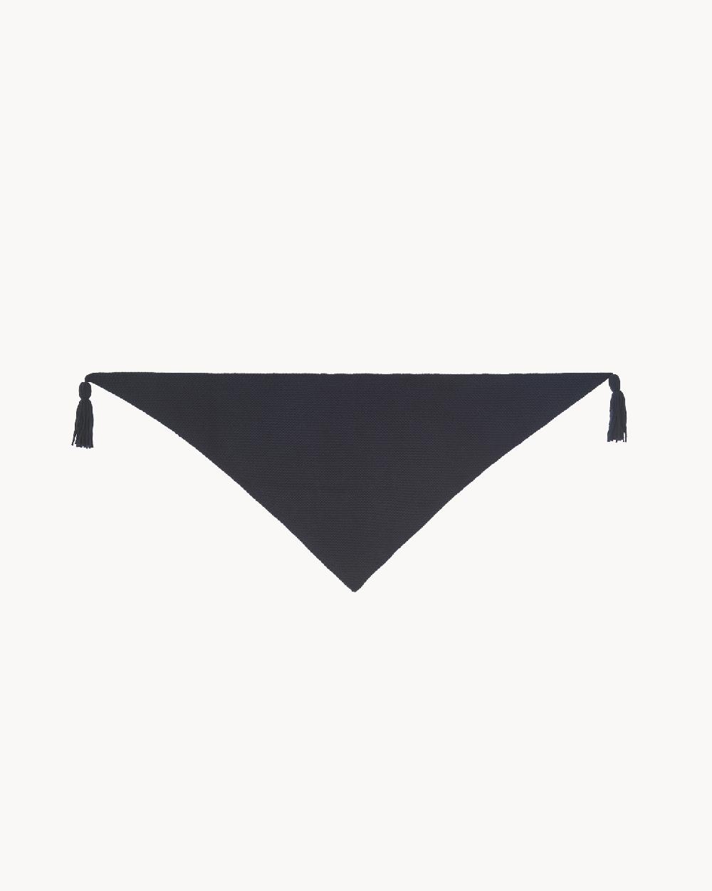 Kujten Bandana Orlane Grand Bandana Cachemire Avec Pompons