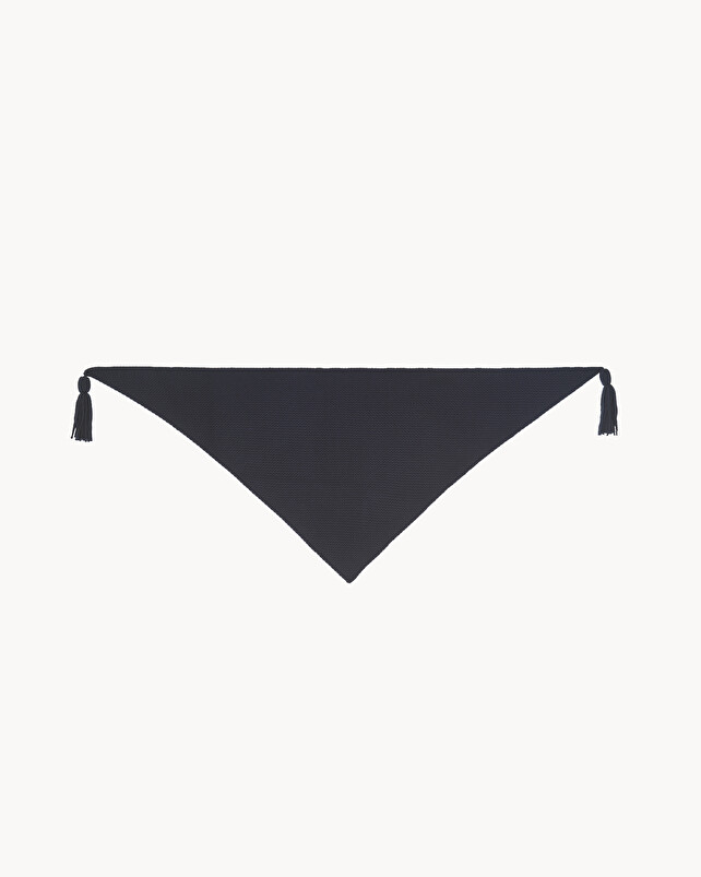 kujten Bandana orlane Grand bandana cachemire avec pompons