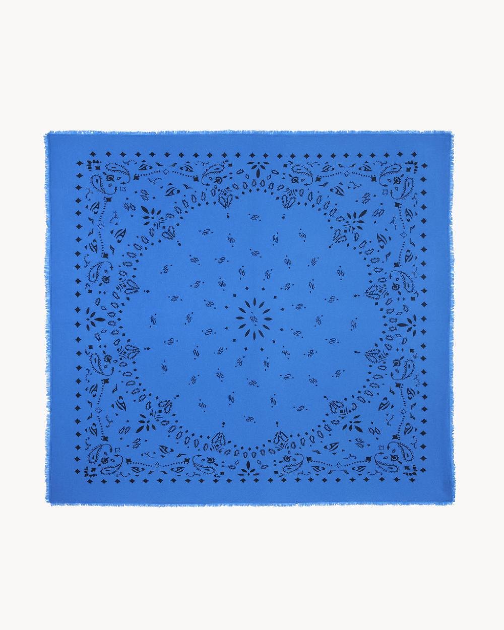 Kujten Bandana Xl Chiko Très Grand Bandana Cachemire Imprimé 2 Fils