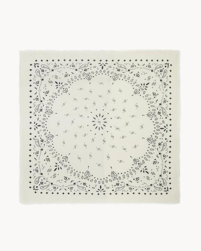 kujten Bandana xl chiko Très Grand bandana cachemire imprimé 2 fils