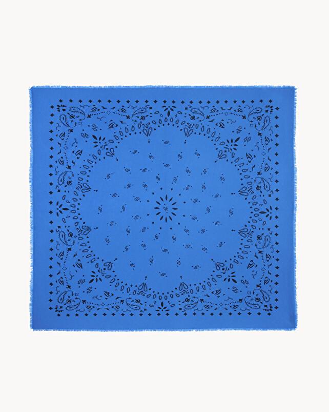 kujten Bandana xl chiko Très Grand bandana cachemire imprimé 2 fils