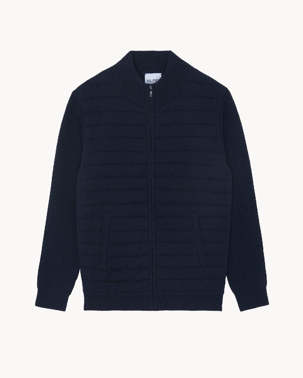 Kujten Blouson Bungo Blouson Cachemire Zippé Matelassé 6 Fils