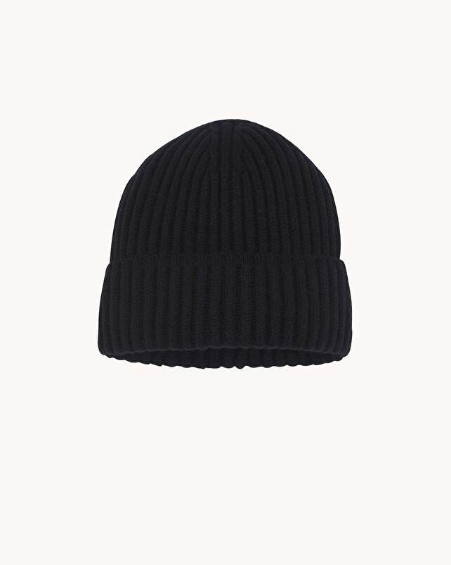 kujten Bonnet bruges Bonnet cachemire uni côtes anglaises