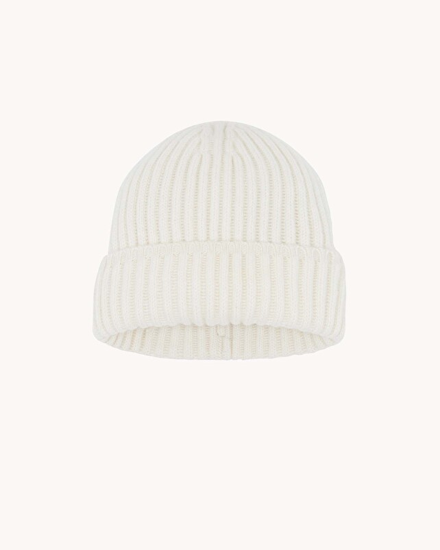 kujten Bonnet bruges Bonnet cachemire uni côtes anglaises