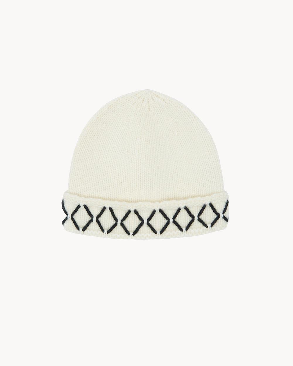 Kujten Bonnet Hassela Bonnet Cachemire Broderies Main