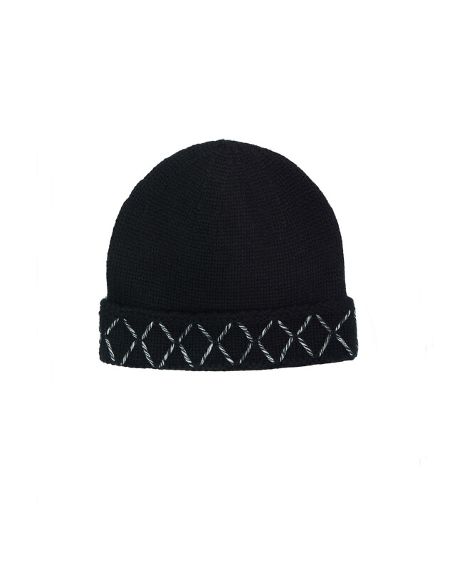 Kujten Bonnet Hassela Bonnet Cachemire Broderies Main