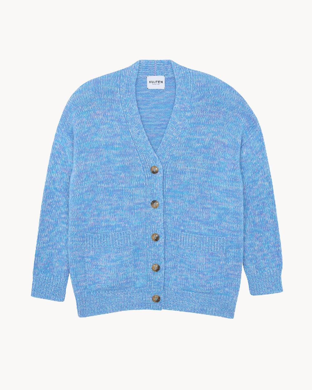 Kujten Cardigan Pia Cardigan Cachemire Avec Ceinture 6 Fils