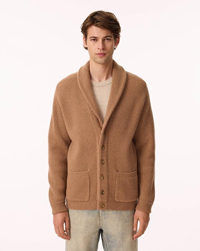 Kujten Cardigan Randi Cardigan Cachemire Col Châle 6 Fils