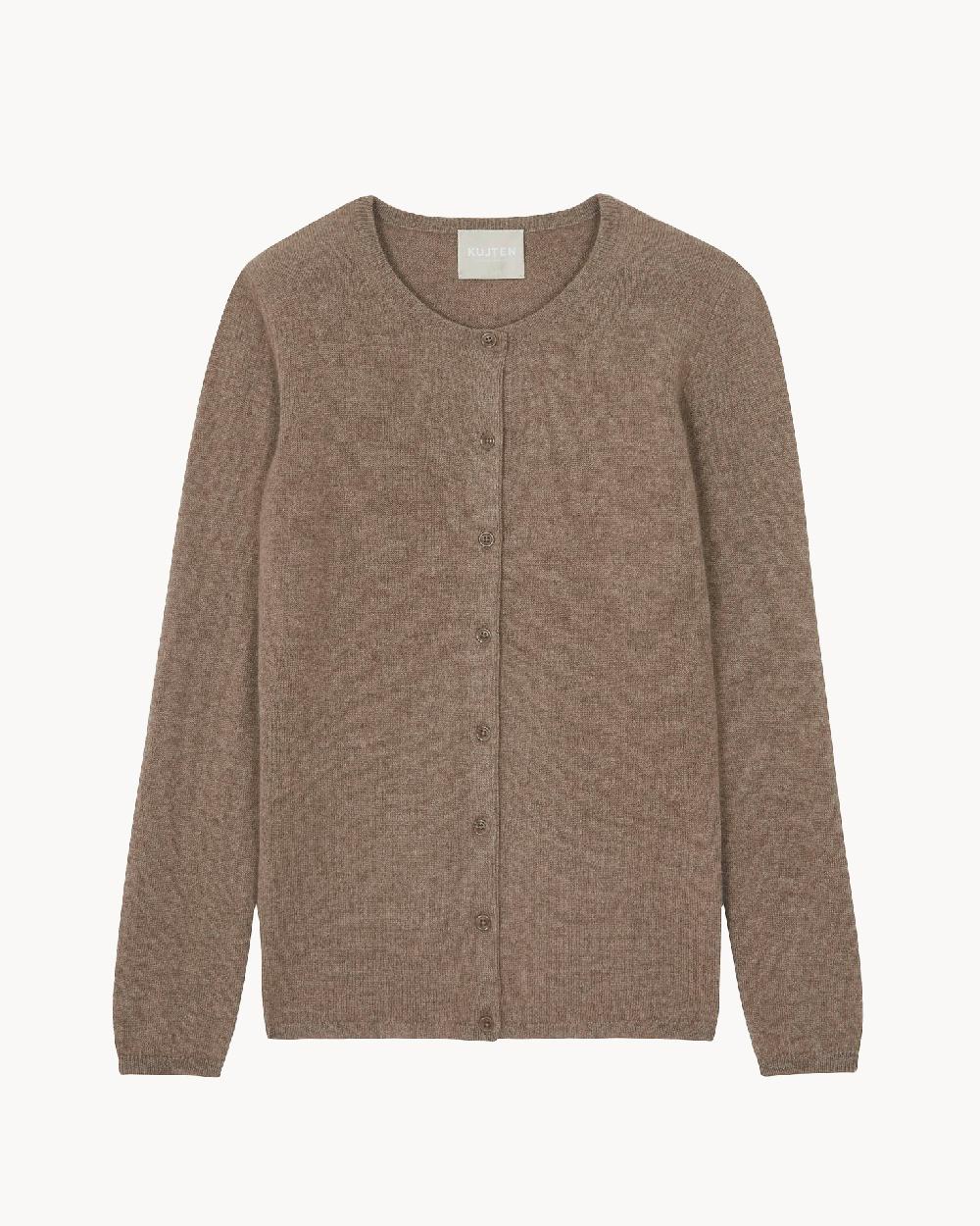 Kujten Cardigan Rebec Cardigan Col Rond Manches Longues Basic