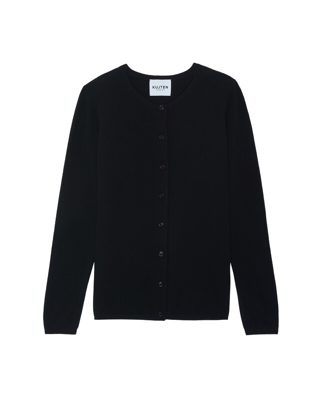 kujten Cardigan rebec Cardigan col rond manches longues basic