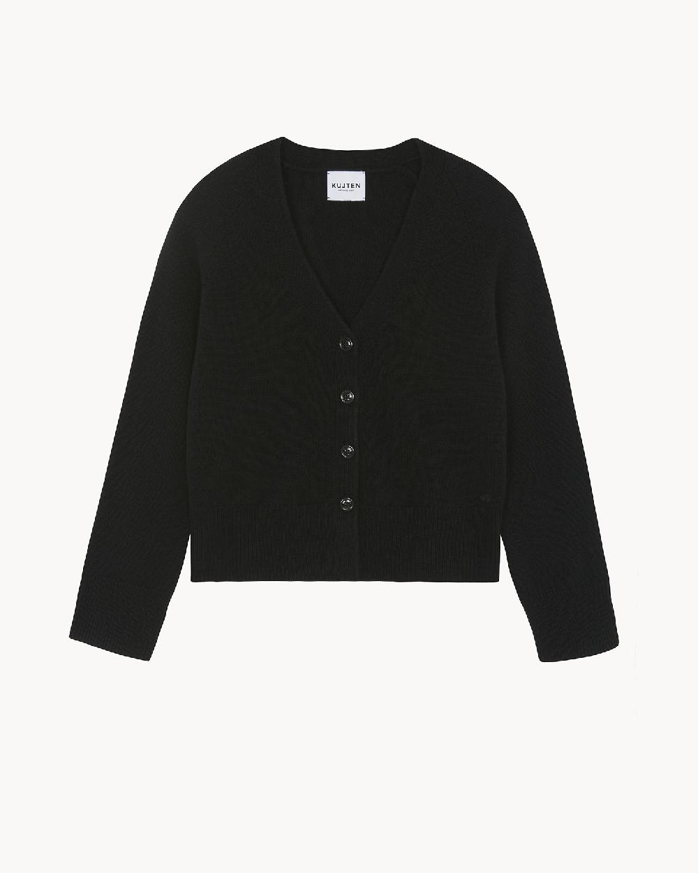 Kujten Cardigan Suuki Cardigan Cachemire Femme 4 Fils